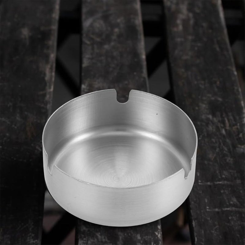 Thickened 10Cm Stainless Steel Smokeless Ashtray for Indoor Outdoor Home Office Patio - Image 4